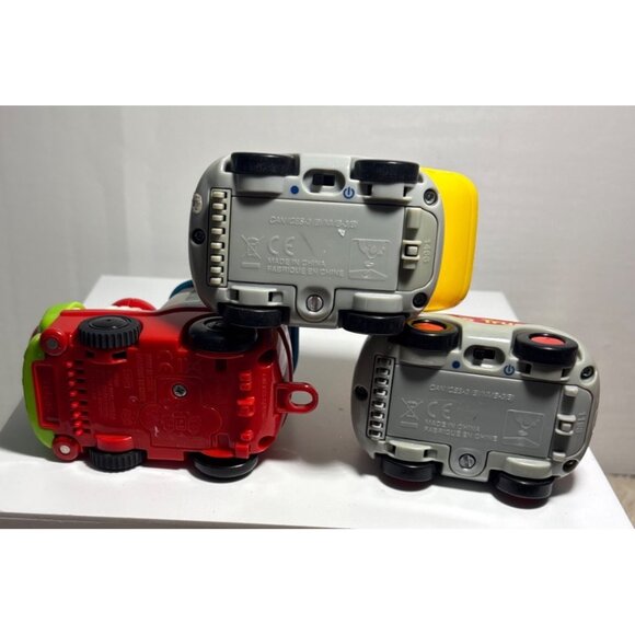 VTech Go! Go! Smart Wheels Toy Vehicles Set Train Firetruck Dumptruck Set of 3 - Picture 9 of 9
